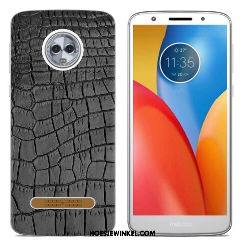 Moto Z3 Play Hoesje Bescherming Kleur Scheppend, Moto Z3 Play Hoesje Hoes Mobiele Telefoon Beige