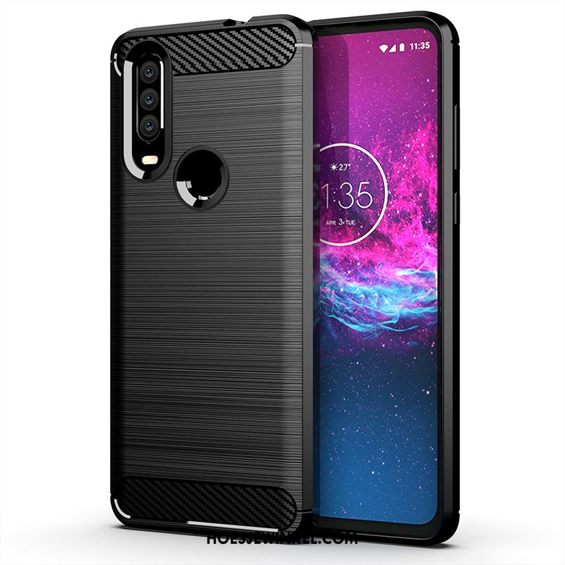 Motorola One Action Hoesje Anti-fall Mobiele Telefoon Bescherming, Motorola One Action Hoesje Eenvoudige Siliconen