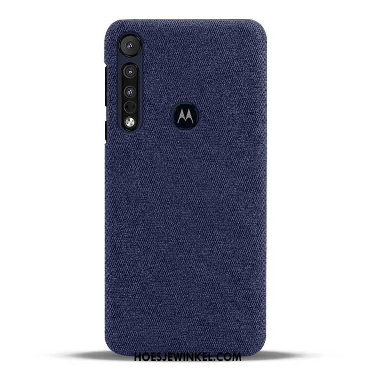 Motorola One Macro Hoesje Bescherming Blauw Lichte En Dun, Motorola One Macro Hoesje Hoes Mobiele Telefoon