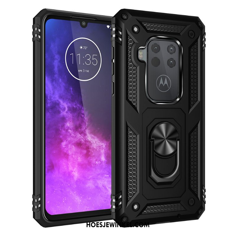 Motorola One Zoom Hoesje Ondersteuning Rood Auto, Motorola One Zoom Hoesje All Inclusive Mobiele Telefoon