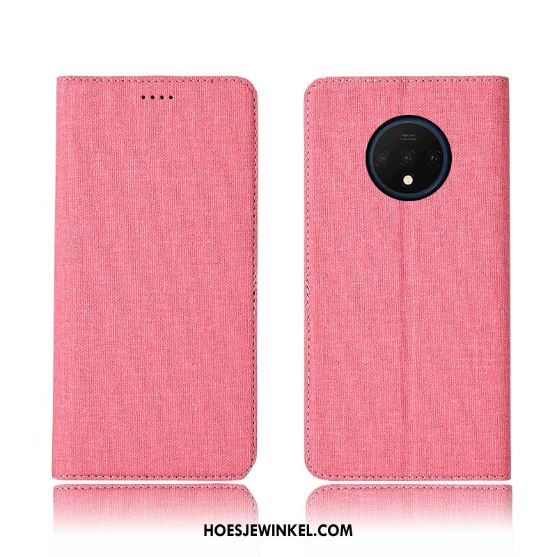 Neplus 7t Hoesje All Inclusive Hoes Leren Etui, Neplus 7t Hoesje Katoen En Linnen Bescherming