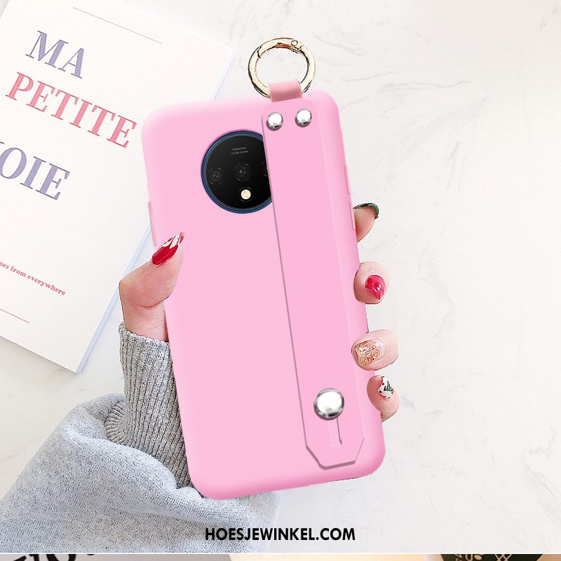 Neplus 7t Hoesje Anti-fall Roze All Inclusive, Neplus 7t Hoesje Schrobben Dun