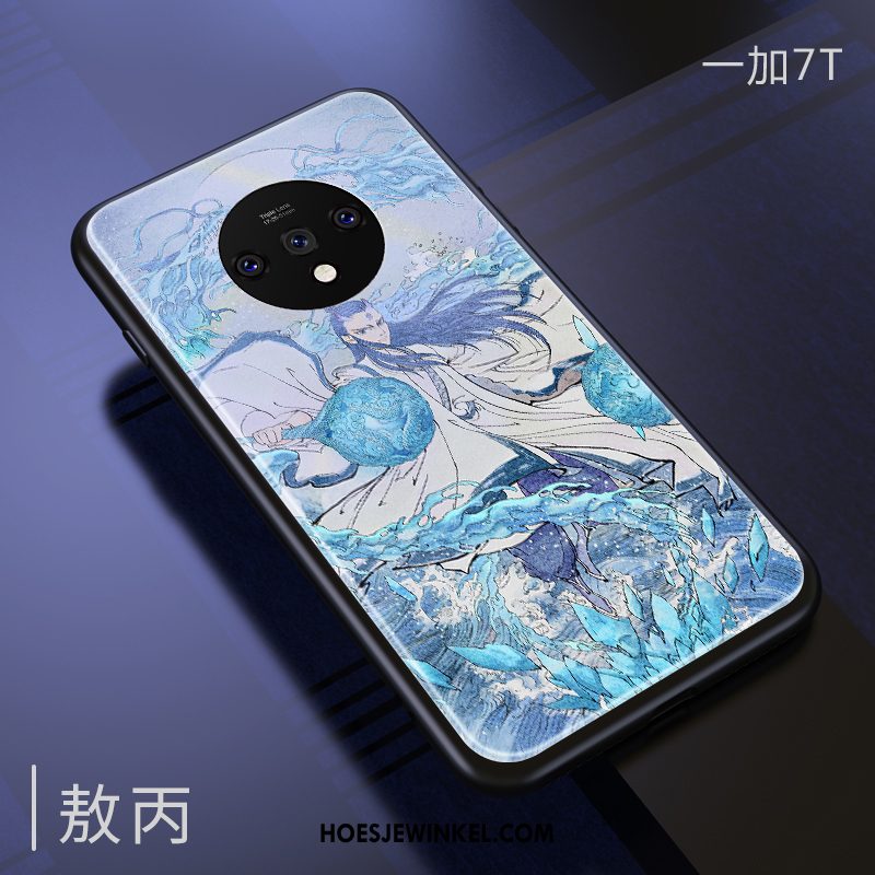 Neplus 7t Hoesje Blauw Chinese Stijl Anti-fall, Neplus 7t Hoesje Kind Mobiele Telefoon