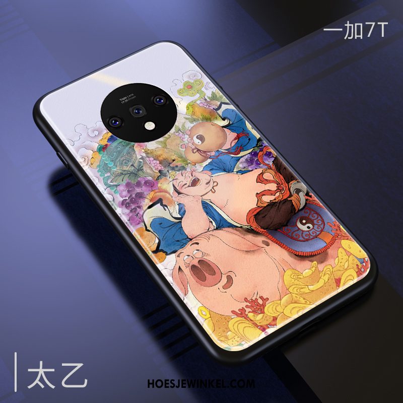 Neplus 7t Hoesje Blauw Chinese Stijl Anti-fall, Neplus 7t Hoesje Kind Mobiele Telefoon