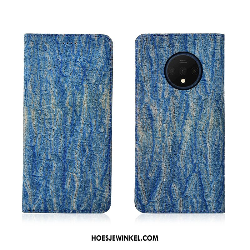 Neplus 7t Hoesje Leren Etui Blauw Siliconen, Neplus 7t Hoesje Nieuw Mobiele Telefoon