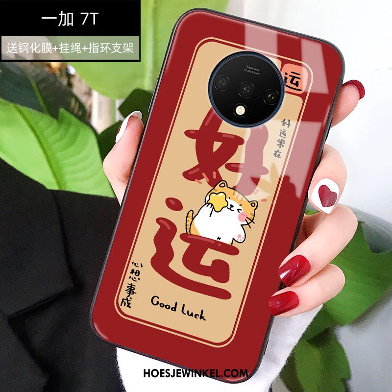 Neplus 7t Hoesje Net Red Hoes Trendy Merk, Neplus 7t Hoesje Glas Bescherming