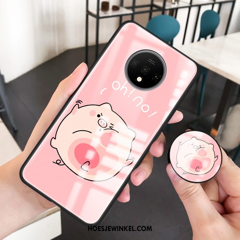 Neplus 7t Hoesje Scheppend Roze Persoonlijk, Neplus 7t Hoesje Gehard Glas Mobiele Telefoon