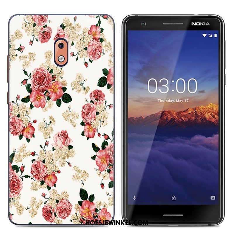 Nokia 2.1 Hoesje Mooie Zacht Blauw, Nokia 2.1 Hoesje Scheppend Trend