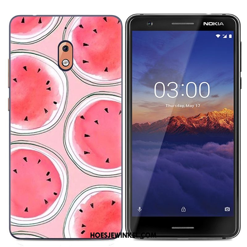 Nokia 2.1 Hoesje Mooie Zacht Blauw, Nokia 2.1 Hoesje Scheppend Trend