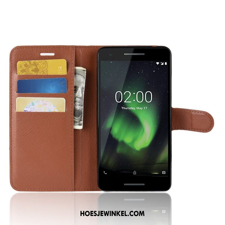 Nokia 2.1 Hoesje Patroon Kaart Anti-fall, Nokia 2.1 Hoesje Mobiele Telefoon Soort Aziatische Vrucht