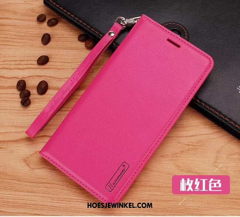 Nokia 2.2 Hoesje Leren Etui Hoes Bescherming, Nokia 2.2 Hoesje Roze Mobiele Telefoon