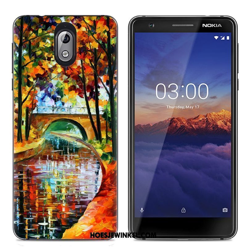 Nokia 3.1 Hoesje Mobiele Telefoon Zacht Spotprent, Nokia 3.1 Hoesje All Inclusive Scheppend