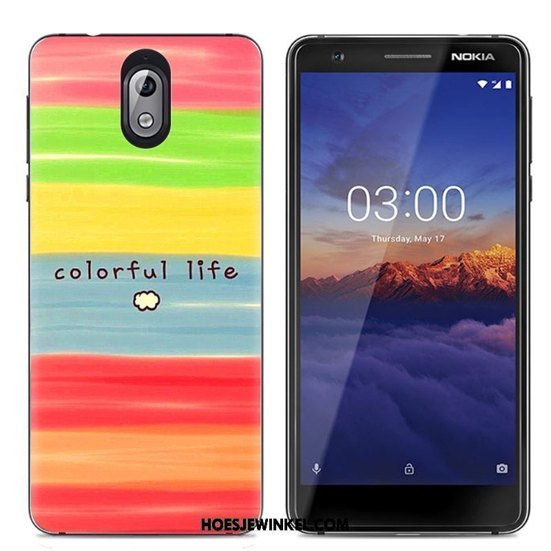 Nokia 3.1 Hoesje Mobiele Telefoon Zacht Spotprent, Nokia 3.1 Hoesje All Inclusive Scheppend