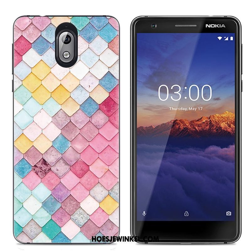 Nokia 3.1 Hoesje Mobiele Telefoon Zacht Spotprent, Nokia 3.1 Hoesje All Inclusive Scheppend