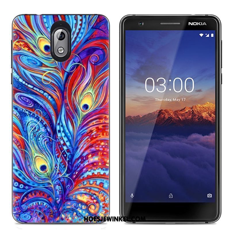 Nokia 3.1 Hoesje Mobiele Telefoon Zacht Spotprent, Nokia 3.1 Hoesje All Inclusive Scheppend