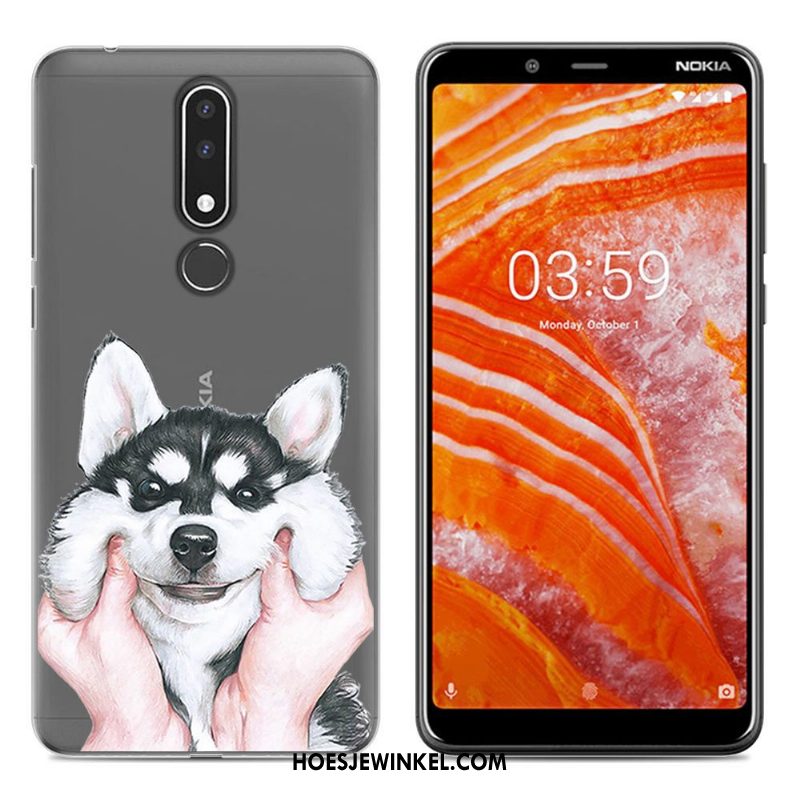 Nokia 3.1 Plus Hoesje Eenvoudige All Inclusive Nieuw, Nokia 3.1 Plus Hoesje Mobiele Telefoon Hoes