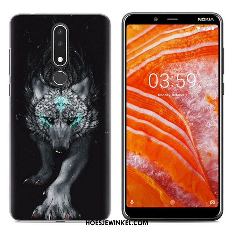 Nokia 3.1 Plus Hoesje Eenvoudige All Inclusive Nieuw, Nokia 3.1 Plus Hoesje Mobiele Telefoon Hoes