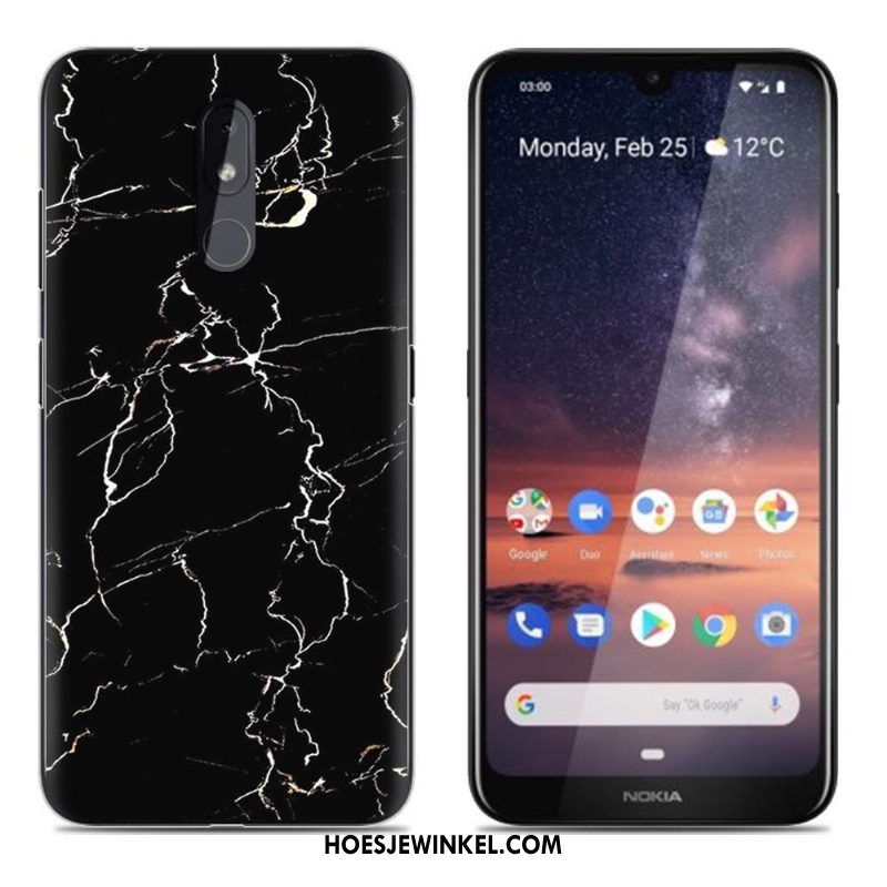 Nokia 3.2 Hoesje Geschilderd Mobiele Telefoon Grijs, Nokia 3.2 Hoesje Scheppend Spotprent