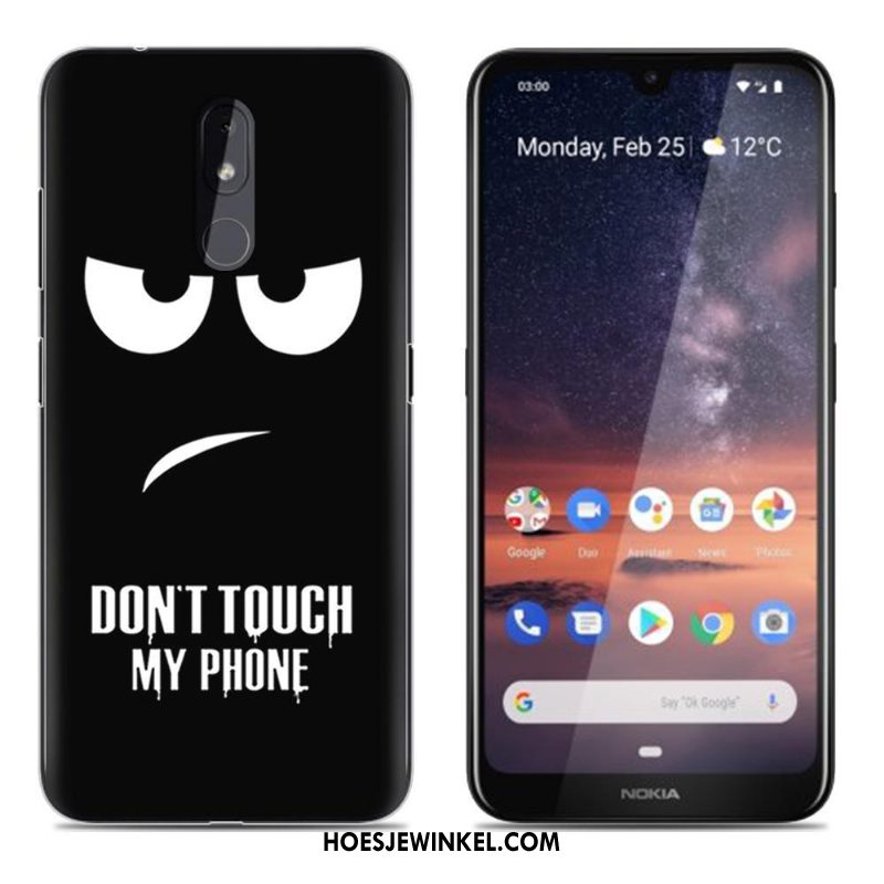 Nokia 3.2 Hoesje Geschilderd Mobiele Telefoon Grijs, Nokia 3.2 Hoesje Scheppend Spotprent