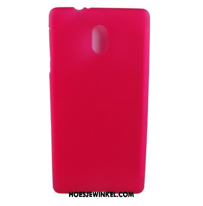 Nokia 3 Hoesje Zacht Doorzichtig Roze, Nokia 3 Hoesje Hoes Mobiele Telefoon