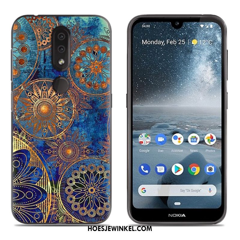 Nokia 4.2 Hoesje Hoes Anti-fall Siliconen, Nokia 4.2 Hoesje All Inclusive Zacht