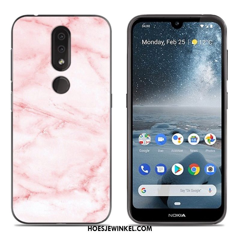 Nokia 4.2 Hoesje Hoes Anti-fall Siliconen, Nokia 4.2 Hoesje All Inclusive Zacht