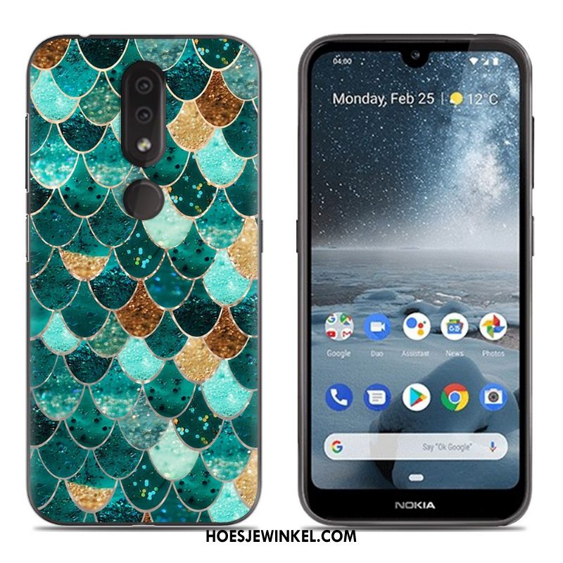 Nokia 4.2 Hoesje Hoes Anti-fall Siliconen, Nokia 4.2 Hoesje All Inclusive Zacht