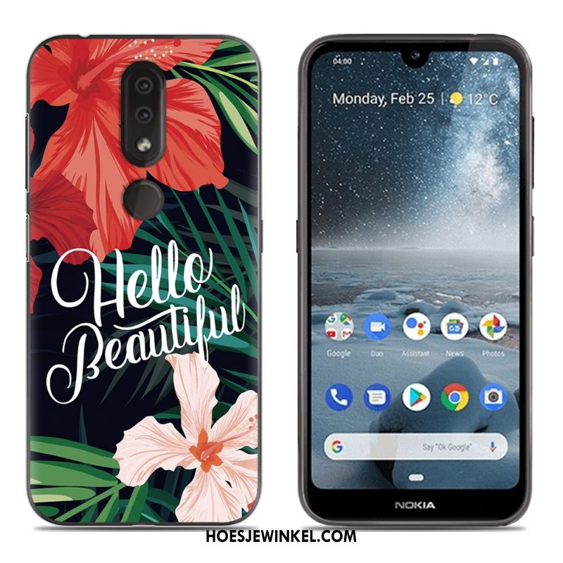 Nokia 4.2 Hoesje Hoes Anti-fall Siliconen, Nokia 4.2 Hoesje All Inclusive Zacht