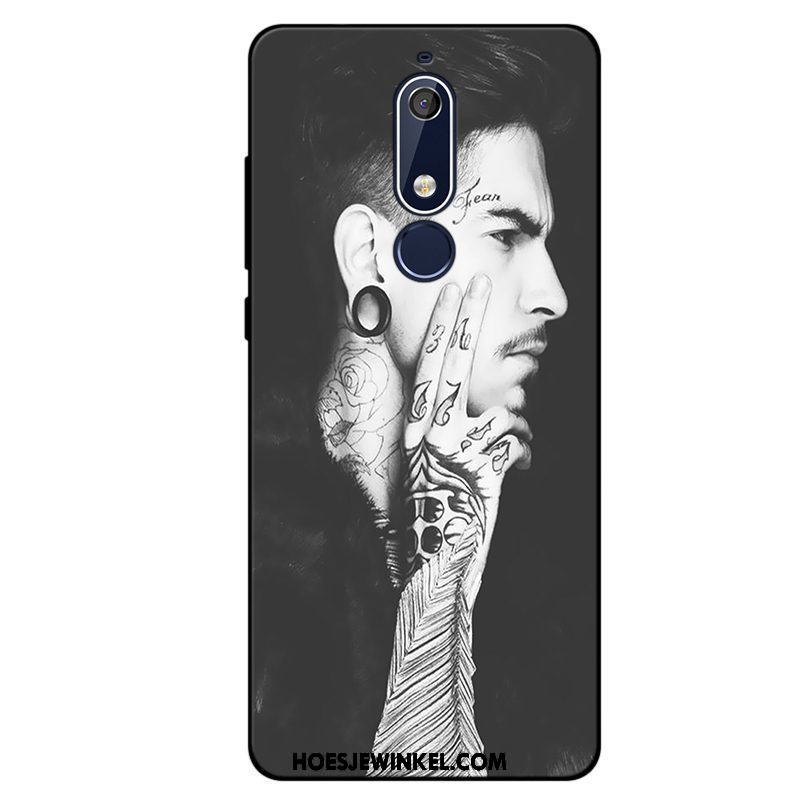 Nokia 5.1 Hoesje Anti-fall Hoes Bescherming, Nokia 5.1 Hoesje Mobiele Telefoon Trend