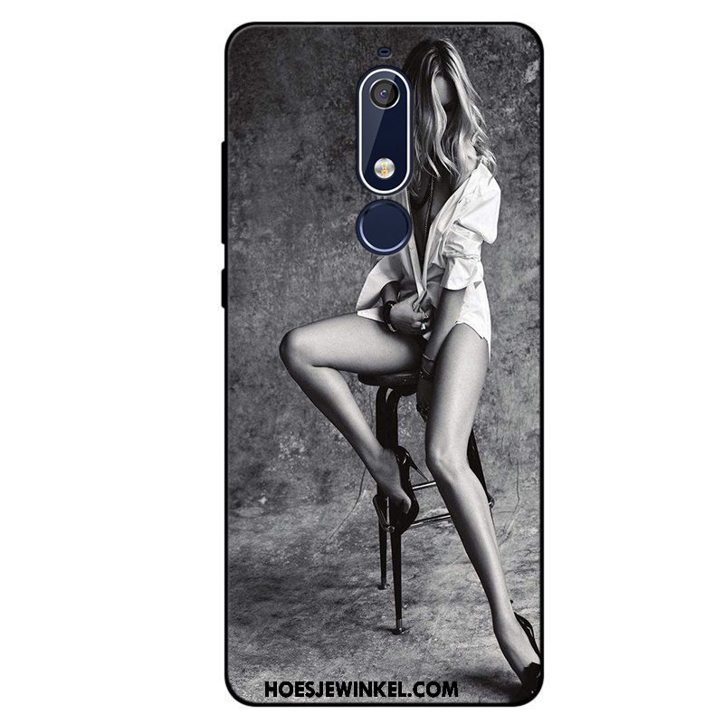 Nokia 5.1 Hoesje Anti-fall Hoes Bescherming, Nokia 5.1 Hoesje Mobiele Telefoon Trend