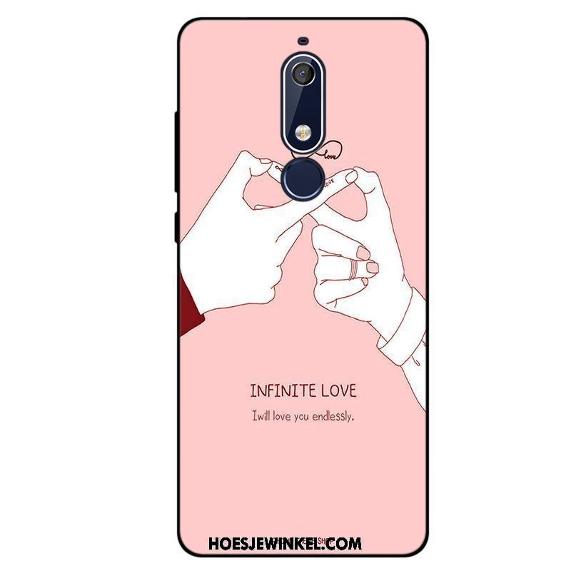 Nokia 5.1 Hoesje Anti-fall Hoes Bescherming, Nokia 5.1 Hoesje Mobiele Telefoon Trend