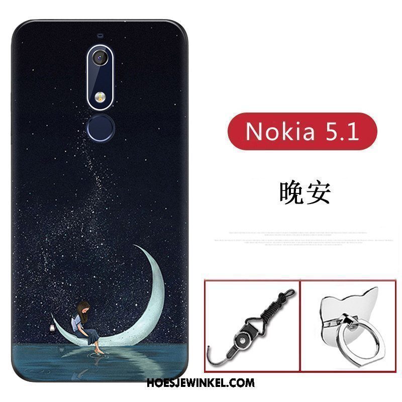 Nokia 5.1 Hoesje Bescherming Mobiele Telefoon Hoes, Nokia 5.1 Hoesje Groen Persoonlijk