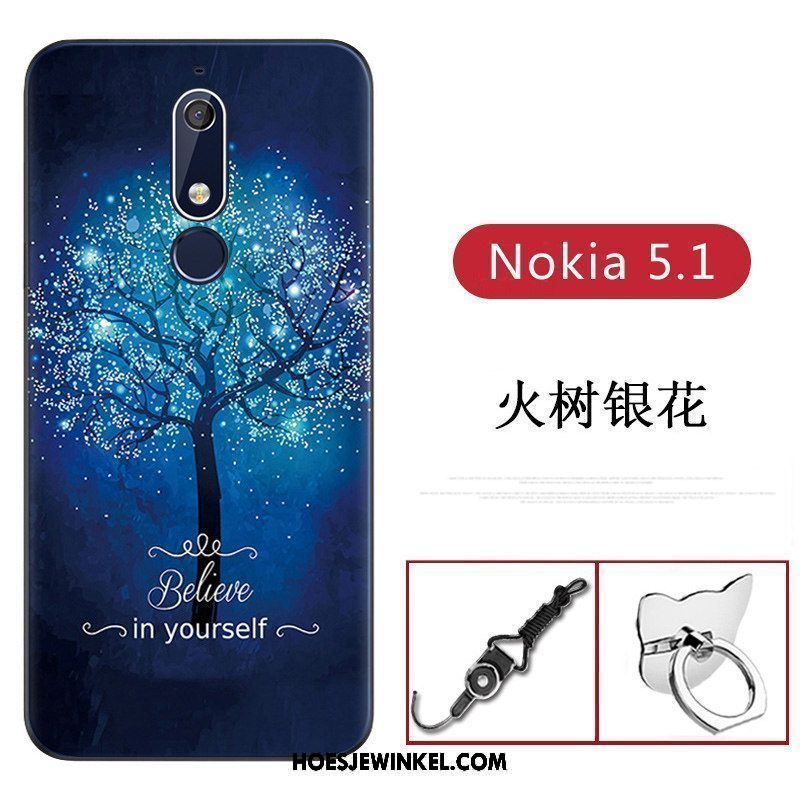 Nokia 5.1 Hoesje Bescherming Mobiele Telefoon Hoes, Nokia 5.1 Hoesje Groen Persoonlijk