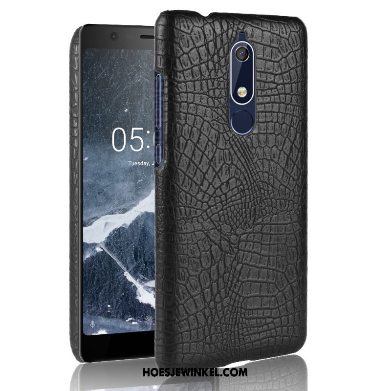 Nokia 5.1 Hoesje Hard Bescherming Anti-fall, Nokia 5.1 Hoesje Mobiele Telefoon Hoes Braun