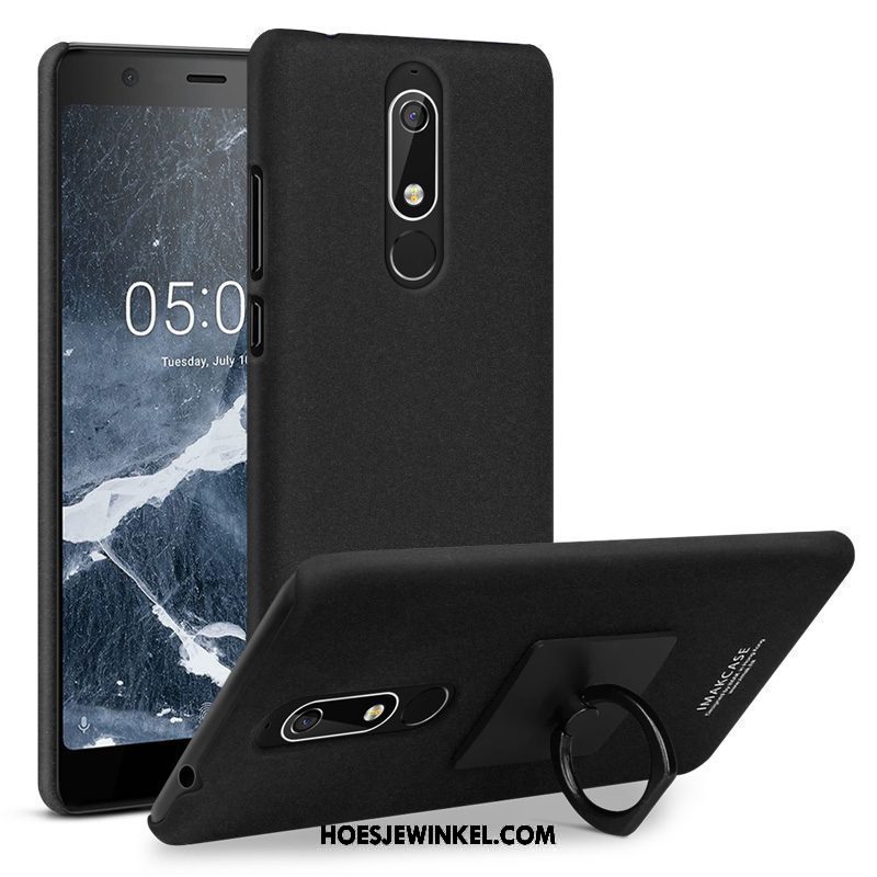 Nokia 5.1 Hoesje Hard Mobiele Telefoon Anti-fall, Nokia 5.1 Hoesje Ring Ondersteuning