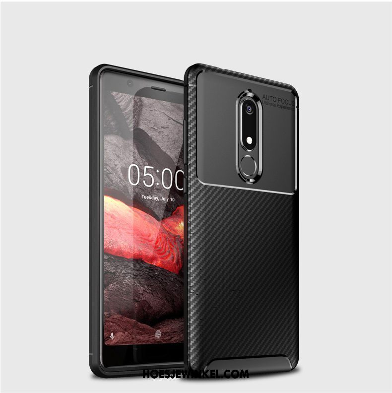 Nokia 5.1 Hoesje Licht Mobiele Telefoon Hoes, Nokia 5.1 Hoesje Schrobben All Inclusive