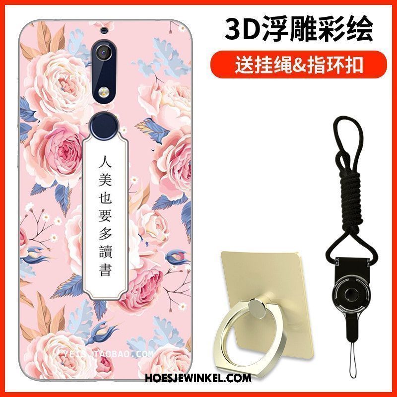 Nokia 5.1 Hoesje Pas Hoes All Inclusive, Nokia 5.1 Hoesje Scheppend Bescherming