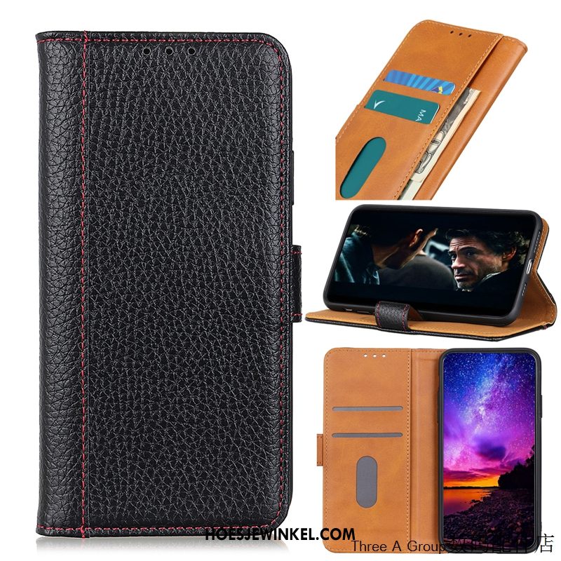 Nokia 5.3 Hoesje Anti-fall Leren Etui Eenvoudige, Nokia 5.3 Hoesje Folio Verbinding