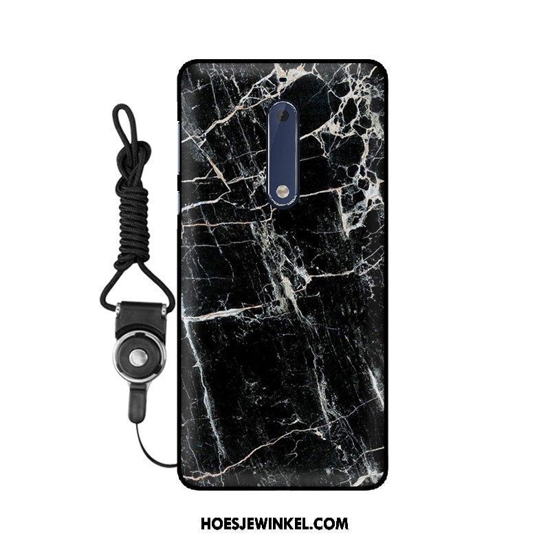 Nokia 5 Hoesje Siliconen Bescherming Anti-fall, Nokia 5 Hoesje Hanger Mobiele Telefoon
