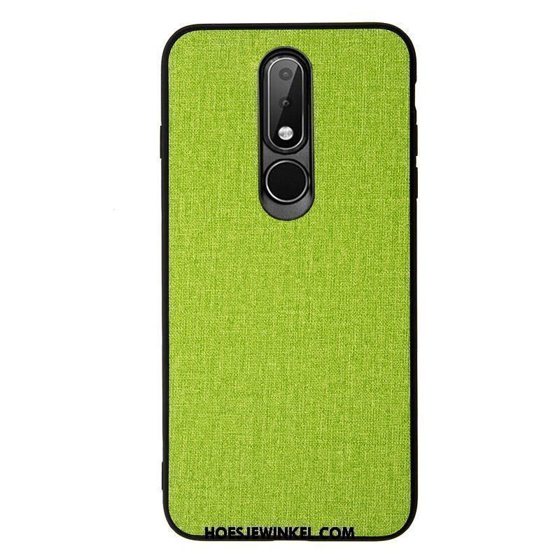 Nokia 6.1 Hoesje Bedrijf Original Groen, Nokia 6.1 Hoesje Nieuw Antislip