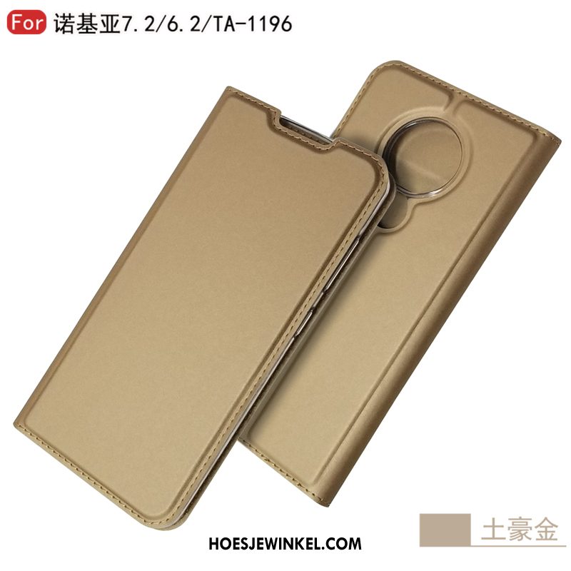 Nokia 6.2 Hoesje Bedrijf Hoes Magnetisch, Nokia 6.2 Hoesje Anti-fall Mobiele Telefoon