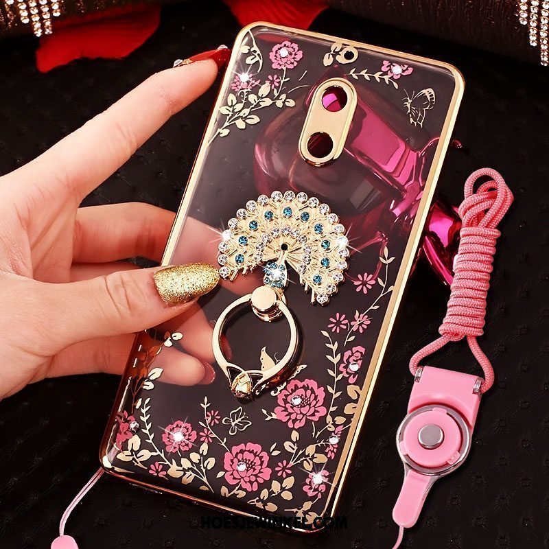 Nokia 6 Hoesje Mobiele Telefoon Trendy Merk Hoes, Nokia 6 Hoesje Hanger Roze