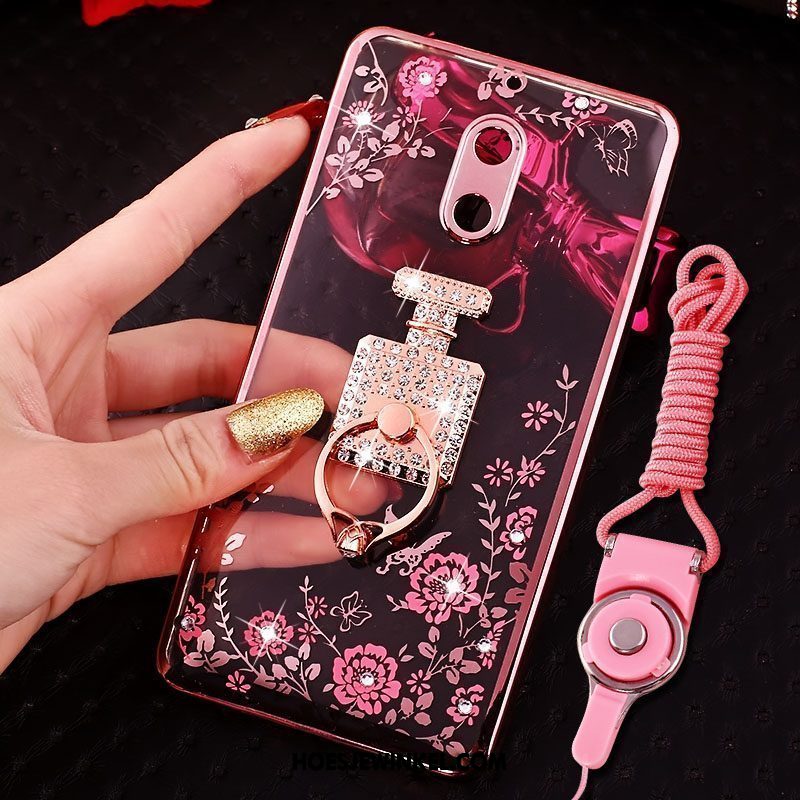 Nokia 6 Hoesje Mobiele Telefoon Trendy Merk Hoes, Nokia 6 Hoesje Hanger Roze