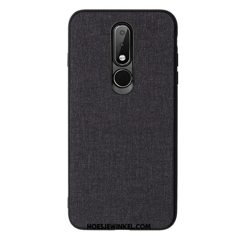 Nokia 7.1 Hoesje Doek Hoes Bescherming, Nokia 7.1 Hoesje Mobiele Telefoon Braun