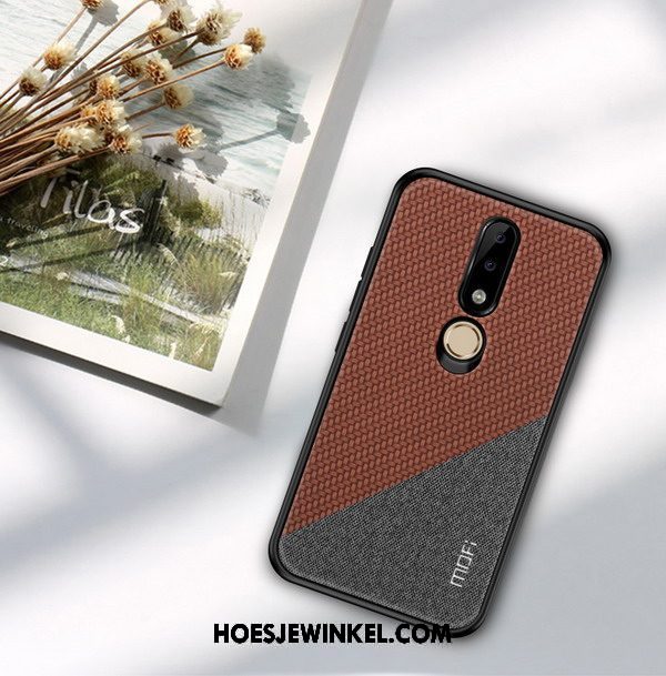 Nokia 7.1 Hoesje Hoes All Inclusive Anti-fall, Nokia 7.1 Hoesje Bescherming Donkerblauw