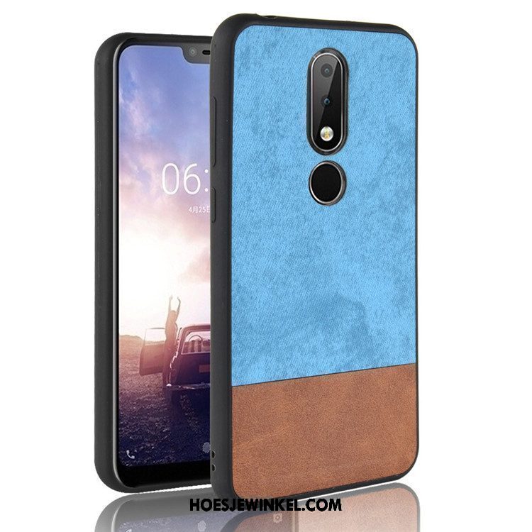 Nokia 7.1 Hoesje Hoes Grijs All Inclusive, Nokia 7.1 Hoesje Bescherming Zacht