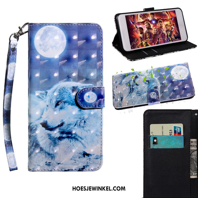 Nokia 7.2 Hoesje Bescherming Leren Etui Folio, Nokia 7.2 Hoesje Anti-fall Mobiele Telefoon