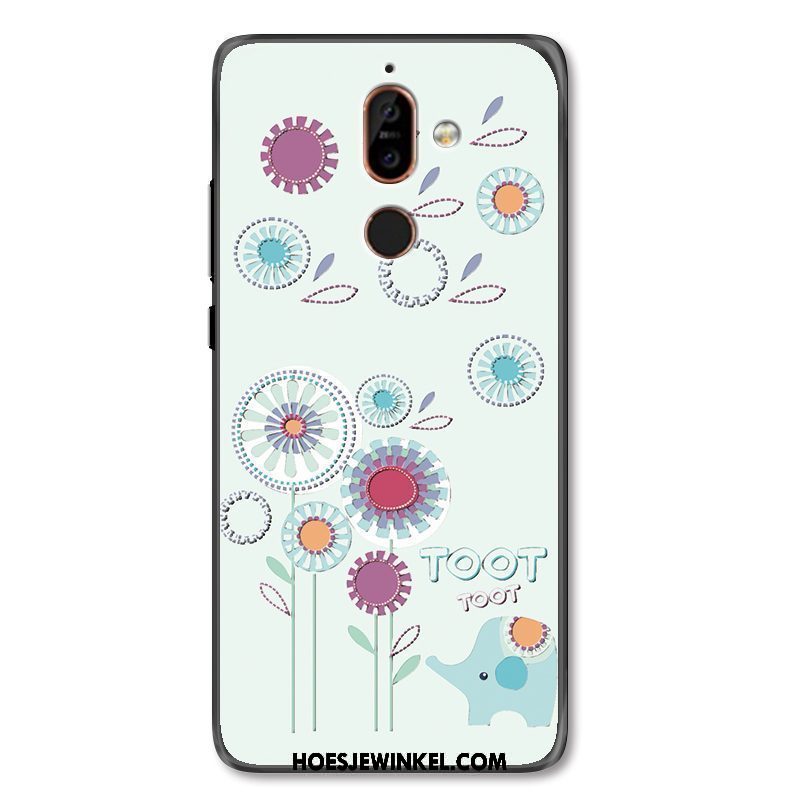 Nokia 7 Plus Hoesje Anti-fall Taraxacum Hoes, Nokia 7 Plus Hoesje Mobiele Telefoon Spotprent