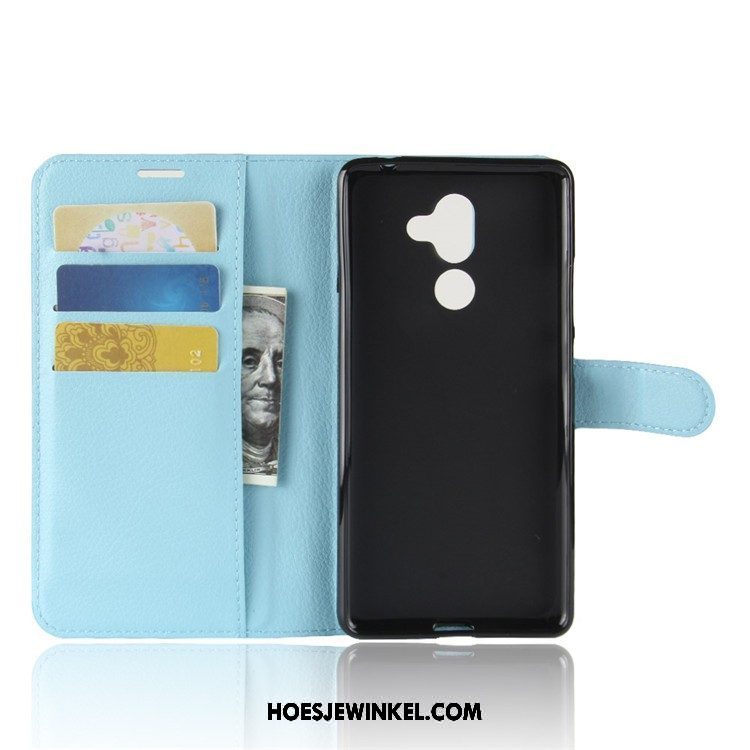 Nokia 7 Plus Hoesje Folio Hoes Bescherming, Nokia 7 Plus Hoesje Mobiele Telefoon Leren Etui