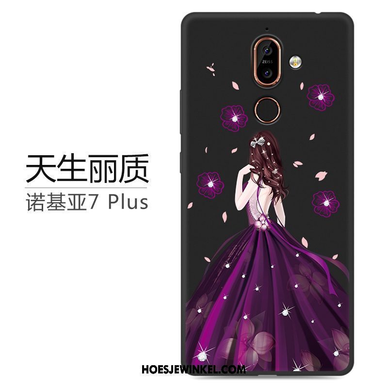 Nokia 7 Plus Hoesje Hoes Bescherming Trendy Merk, Nokia 7 Plus Hoesje All Inclusive Net Red